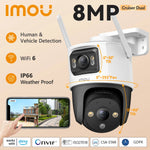 Load image into Gallery viewer, Home Security Camera Dual Lens Outdoor
