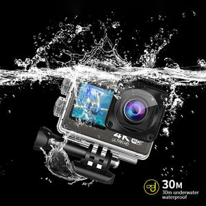 4K Action Camera 60FPS 24MP Touch LCD EIS Dual Screen