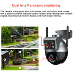 Load image into Gallery viewer, Dual Lens Wifi PTZ Outdoor Camera Tuya 4K
