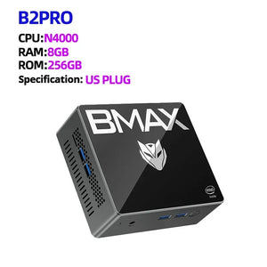 BMAX B2 Pro Mini PC Windows 11 PRO 8GB 256GB SSD