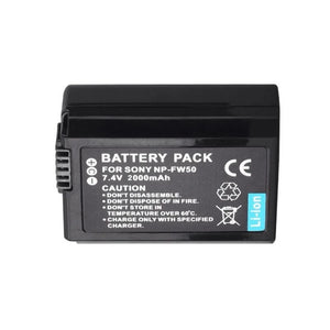 Camera Battery Sony NP-FW50 Alpha a6500 a6300 a6000 NEX-7