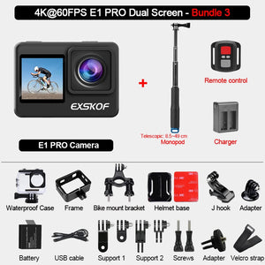 4K Action Camera EXSKOF E1 PRO