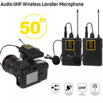 Load image into Gallery viewer, Wireless Lavalier Microphone - 30 Channels, 50m Range
