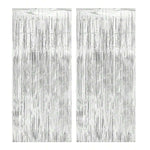 Load image into Gallery viewer, 2Pcs 2m Tinsel Curtain Party Background Decor
