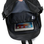 Load image into Gallery viewer, Mini Men&#39;s Fashion Backpack - Black Canvas Bag
