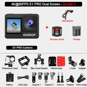 4K Action Camera EXSKOF E1 PRO