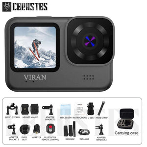 4K60FPS WiFi Action Camera with Remote - CERASTES 2024