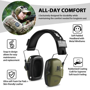 Tactical Shooting Headphones Hearing Protection