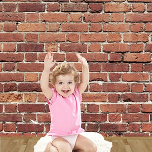 Red Brick Wall Photography Backdrop for Events