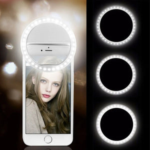 USB Charge LED Selfie Ring Light for Phones