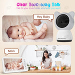 Load image into Gallery viewer, WiFi Baby Monitor with App, 4X Zoom &amp; Night Vision
