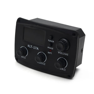 KLT-17A Acoustic Guitar EQ Preamp with Digital Tuner