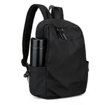 Load image into Gallery viewer, Mini Men&#39;s Fashion Backpack - Black Canvas Bag
