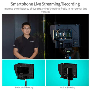 Teleprompter for iPad, Tablet, DSLR & Smartphone