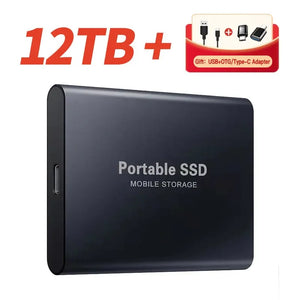 Portable SSD 1TB External Hard Drive High-speed Solid State Drive