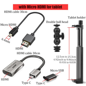 BFOLLOW HDMI Adapter for Android Phone Tablet Camera Monitor