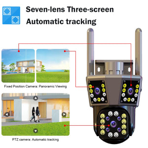 WiFi IP Outdoor Camera - Motion Tracking PTZ