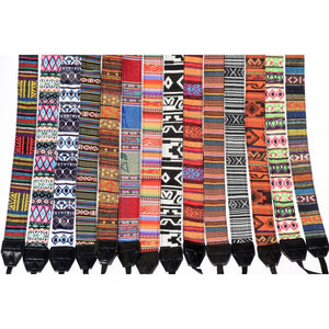 Ethnic Style Camera Strap - Colorful Pattern