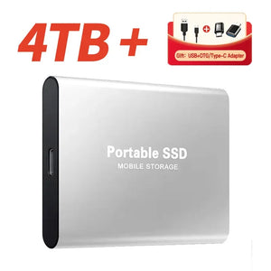 Portable SSD 1TB External Hard Drive High-speed Solid State Drive