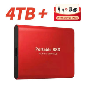 Portable SSD 1TB External Hard Drive High-speed Solid State Drive