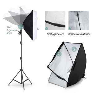 50x70cm Softbox Lighting Kit with Remote Control