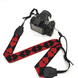 Colorful Love Heart Camera Neck Shoulder Strap