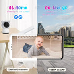 Load image into Gallery viewer, WiFi Baby Monitor with App, 4X Zoom &amp; Night Vision
