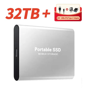 Portable SSD 1TB External Hard Drive High-speed Solid State Drive