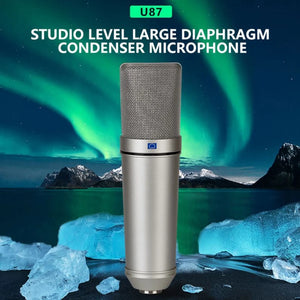 Metal Condenser Microphone for Studio Recording