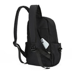 Load image into Gallery viewer, Mini Men&#39;s Fashion Backpack - Black Canvas Bag
