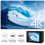 Load image into Gallery viewer, Action Camera WiFi Waterproof Sports Cam Ultra HD 4K
