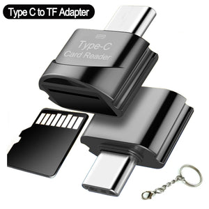 Type C to Micro-SD TF Adapter OTG USB Smart Reader