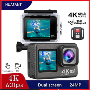 Action Camera 5K - 4K60FPS Touch LCD 48MP