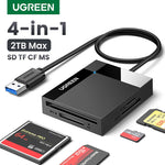 Load image into Gallery viewer, Card Reader SD Micro SD TF CF MS 4-in-1 USB-C/USB3.0
