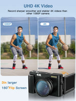 Load image into Gallery viewer, 4K Digital Camera | Autofocus Vlogging Cam
