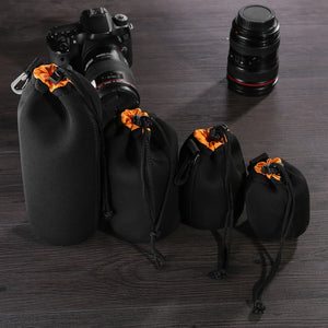 Waterproof Bag Drawstring Case Camera Lens Pouch Neoprene