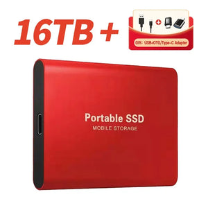 Portable SSD 1TB External Hard Drive High-speed Solid State Drive