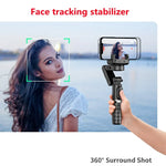 Load image into Gallery viewer, 360 Rotation Gimbal Stabilizer Selfie Stick Tripod for iPhone
