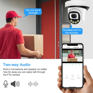 AI Face Detection Dome Camera with 8MP Resolution