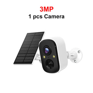 Security Camera with Solar Panel 3MP WIFI