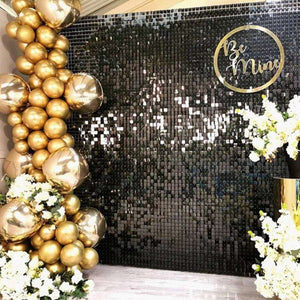 2M Foil Curtain Shimmer Sequin Glitter Backdrop