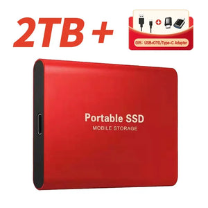 Portable SSD 1TB External Hard Drive High-speed Solid State Drive