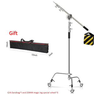 Light Stand 2.9m with Stainless Steel Cross Arm Kit