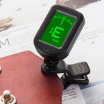 Load image into Gallery viewer, Clip-on Digital Guitar Tuner 360 Degree LCD Display
