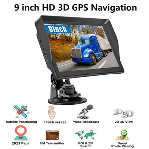 9'' Car GPS Navigation Touch Screen with FM Transmitter