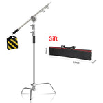 Load image into Gallery viewer, Light Stand 2.9m with Stainless Steel Cross Arm Kit
