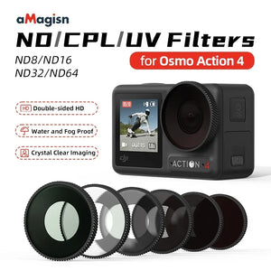 4Pack Lens Filter Set for DJI Osmo Action