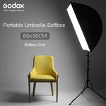 Load image into Gallery viewer, Umbrella Softbox Reflector Flash Speedlight - 60x90cm
