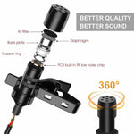 Load image into Gallery viewer, 3.5mm Lavalier Microphone Clip Tie - Vocal Stand
