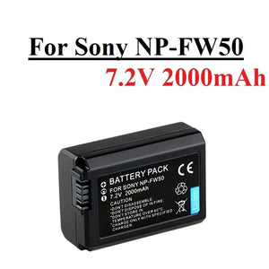 Camera Battery Sony NP-FW50 Alpha a6500 a6300 a6000 NEX-7